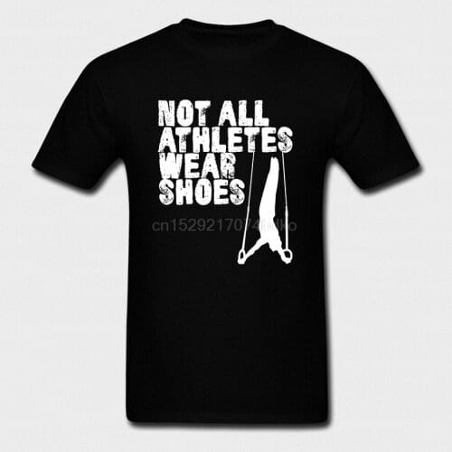 Men tshirt Gymnast Design Mens Not All Athletes Wear Shoes T Shirt women T-Shirt tees top
