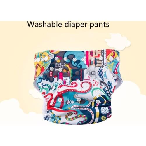 2021 New Baby Swim Diapers Waterproof Adjustable Cloth Diapers Pool Pant Swimming Diaper Cover Reusable Washable Baby Nappies