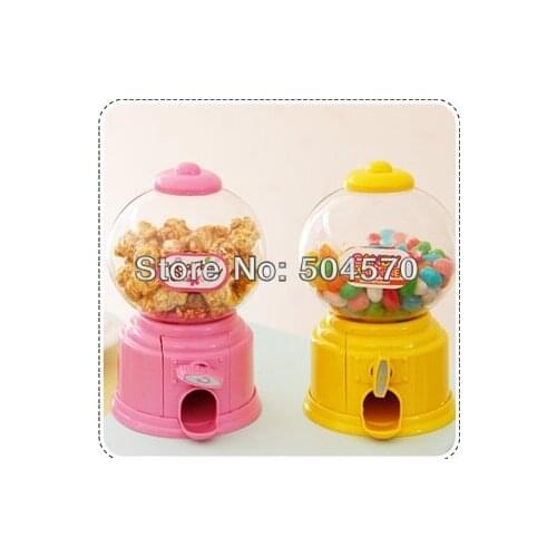 New Arrival Cute Candy Machine Chocolate bean Storage jar, Jelly Boxes For Kids Novelty Gifts Favors