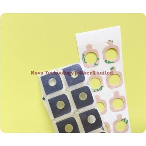 Wyieno 2Pcs/Lot for LG K10 Real Camera Glass Lens For LG K10 Back Rear Camera Lens with Glue Replacement Tracking