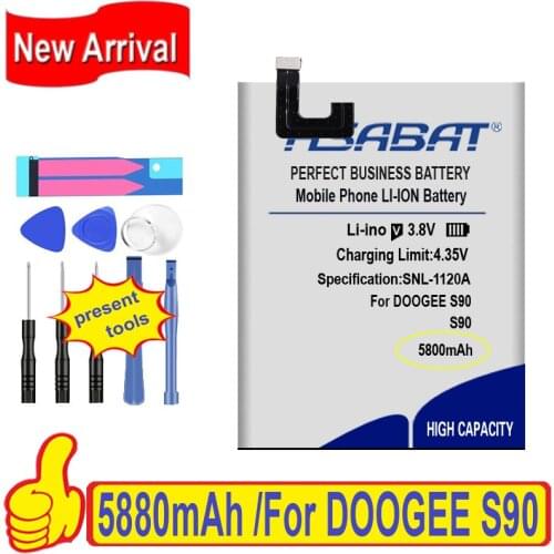 Top Brand 100% New 5800mAh Battery for DOOGEE S90 Batteries + free gfit