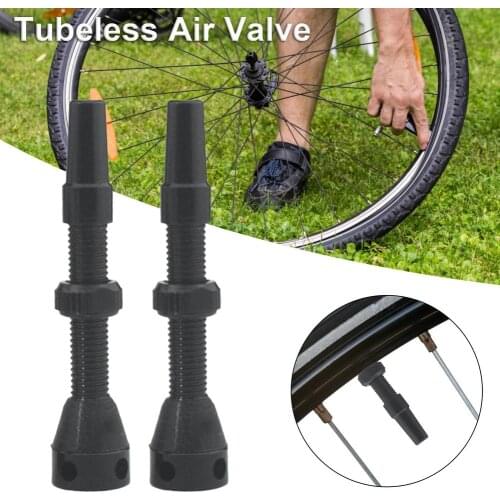 2PCS Vacuum Tire Valve Tubeless Air Valve Cycling Accessories For Road Bike & MTB Anti-tire Repair Fluid Backflow Method Mouth