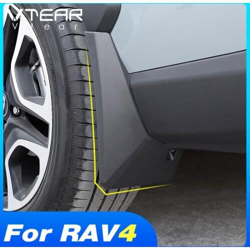 Vtear For Toyota RAV4 2019 2020 Mud Flaps Car Fender Flares Mud Guard Splash Car Body Protection Cover Exterior Accessories
