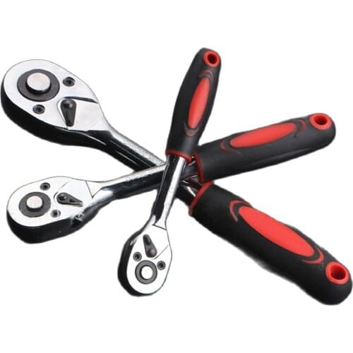 1/4Inch 24 Teeth High Torque Ratchet Wrench for Socket Quick Release Square Head Spanner Socket Drive Professional Hand Tools