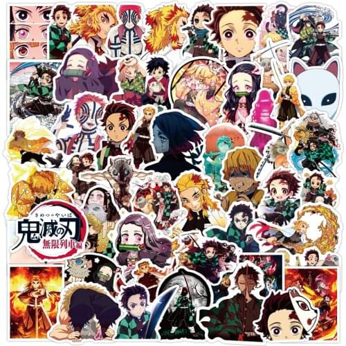 10/30/50PCS Zhang New Ghost Slayer Blade Cartoon Anime Graffiti Sticker Computer Phone Luggage Waterproof Sticker