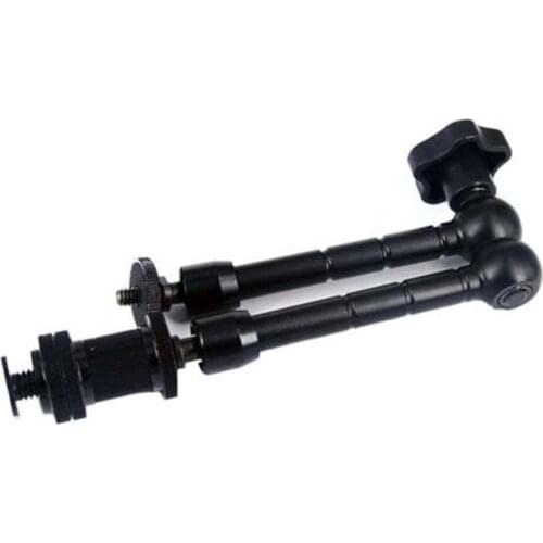 11" Friction Articulating Magic Arm for DSLR Camera Hot Shoe Monitor LED Light