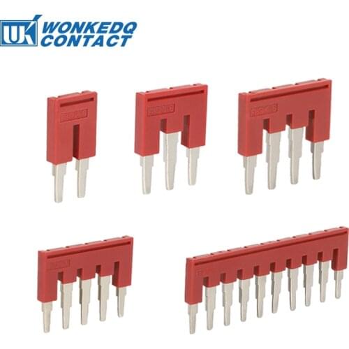 20Pcs FBS2/3/4/5/10-6 Electrical Connectors For PT4 ST4 Terminal Block Accessories Wire Jumpers PT ST Type FBS Plug-In Bridge