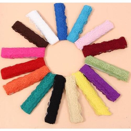 20Yards Stretch Lace Trim Embroidered Net Lace Fabric Elastic Sewing Accessories For DIY Making Dress 5.5cm