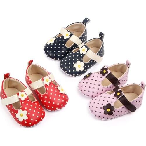 2020 The New Dot Baby Shoes Soft Sole Baby Girl Shoes Casual Baby Girl Shoes