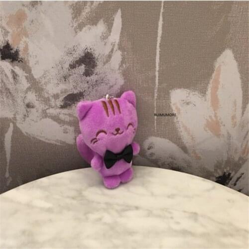 30pcs mix colors new 12cm CAT Stuffed Plush TOY DOLL - Kid Girls Keychain gift plush toy