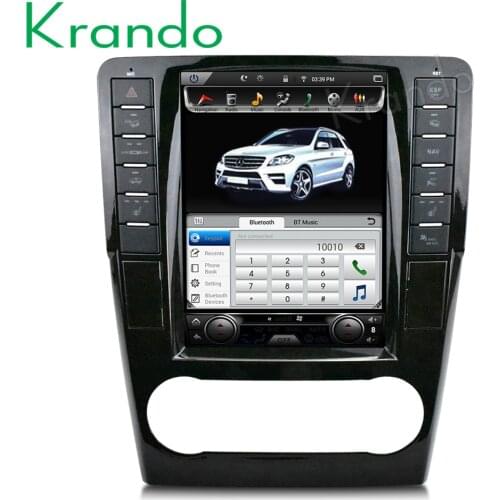 Krando Android 9.0 4+32G 10.4" Tesla Vertical screen car radio player GPS navigation for Benz ML GL 2005-2012 carplay built in