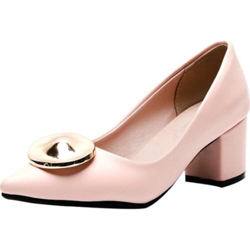 Big Size 11 12 13 14 ladies high heels women shoes woman pumps Simple and light-mouthed pure nonferrous decorative single shoes