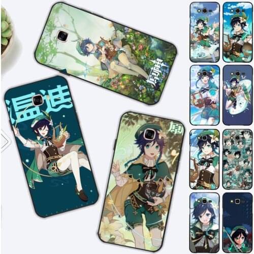 FHNBLJ Genshin Impact Venti Phone Case for Samsung J 2 3 4 5 6 7 8 prime plus 2018 2017 2016 core