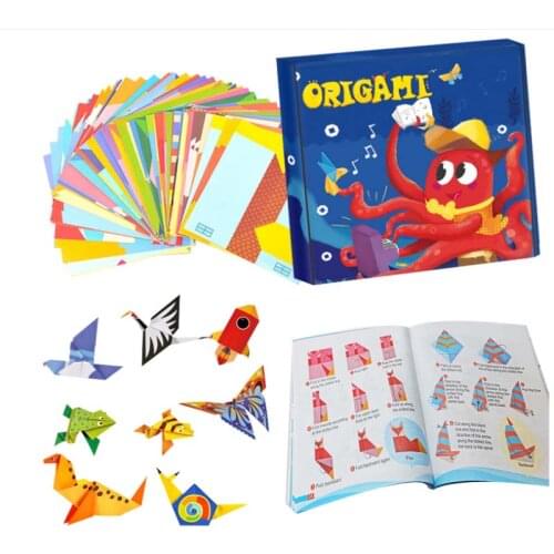 108 Double Sided Vivid Origami Papers 54 Origami Projects 55 Pages Colorful Kids Instructional Book for Kids Adults Beginners T