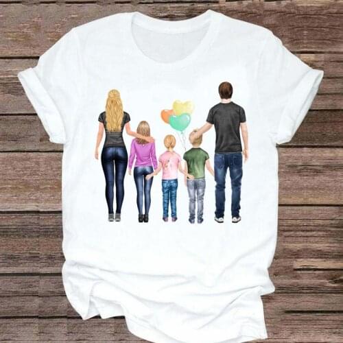 T-shirts Women clothing printing family love mother mom mama Fashion Clothes Graphic Tshirt Top Lady Print Female Tee T-Shirt