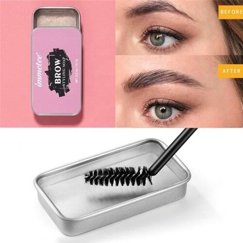Fashion Wax Wild Eyebrow Shaping Soap Eyelash Re-Growth Long-lasting Waterproof Eyebrow Shaping Gel Wax 10g