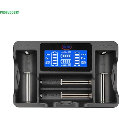 LCD display Smart USB Battery Charger Li-ion 26650 18650 18350 14500 Lithium Battery Charger A AA AAA SC C D NIMH NICD Charger