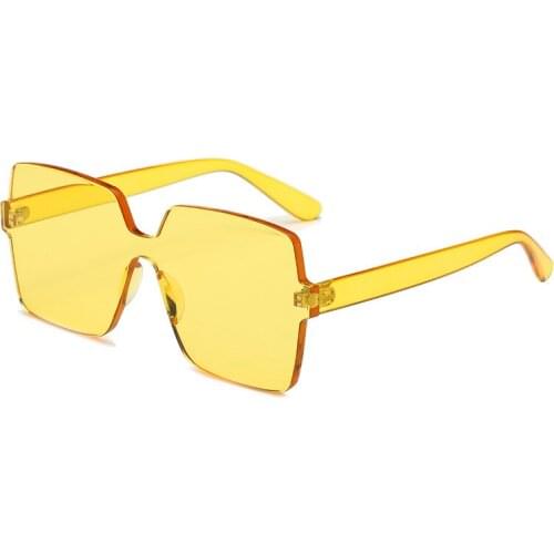 Square Retro Oversized Big Frame Sunglasses Women Fashion Versatile Sunglasses Vintage Lady Brand Designer Shades Gafas HA-68