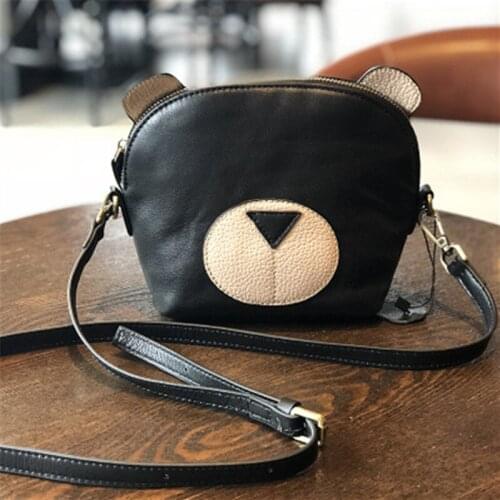 Fashion luxury small fresh natural genuine leather ladies shoulder bag head layer cowhide daily casual mini cute messenger bag