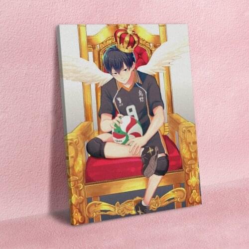 Modular Hd Prints Haikyuu Picture Home Decor Tobio Kageyama Paintings Canvas Anime Role Poster Wall Art For Living Room Frame