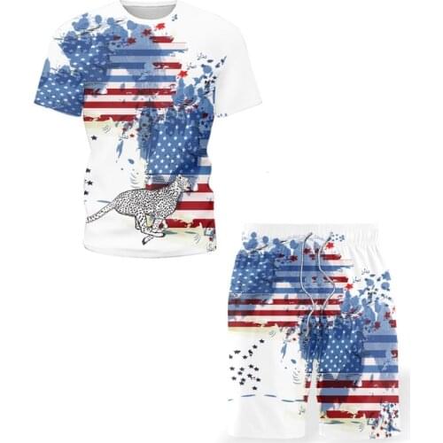 2021 Summer New Mens Sets Gothic Casual T-Shirt Punk Sport Shorts High Street Men Sportswear Street Sweatshirt Outdoor Fashion