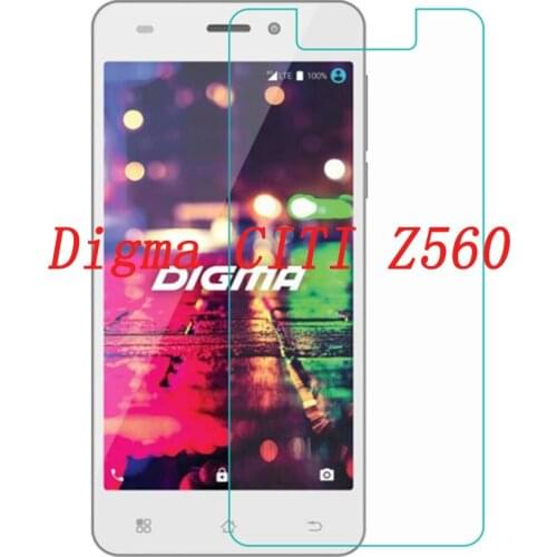NEW Ultra-thin New For Digma CITI Z560 Tempered Glass Screen Protector Premium Front Clear Protective Film Cover case