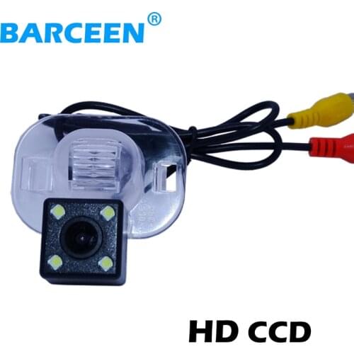Wire auto car reversing camera bring 4 led and glass lens wire and water-prood for KIA FORTE for Hyundai Verna Sloaris Sedan