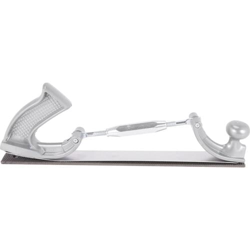 Adjustable Frame Milled Tooth Car Body Polisher Files Metal Panel Polishing Curved Tooth Steel File Holder(Medium)