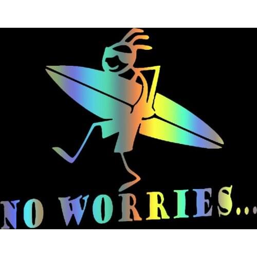 S51032 Various Sizes/Colors Car Stickers Vinyl Decal Wide Surfer Surfing Summer Beach Motorcycle Decorative Accessories