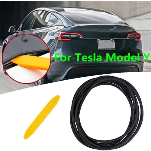 For Tesla Model Y Silicone 5M Seal Strip Windshield Roof Wind Guard Noise Lowering Seal Strip Waterproof Kit Use