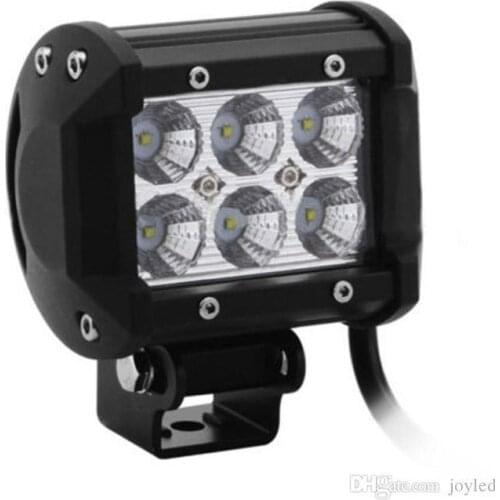 4" Inch 18W Cree LED Work Light Bar Lamp For Motorcycle Tractor Boat Off Road 4WD 4x4 Truck SUV ATV Spot Flood 12v 24v