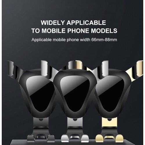 Universal 360-Degree Adjustable Car Phone Holder Air Vent Mount Triangle Phone Support Auto Car Fixed Stand