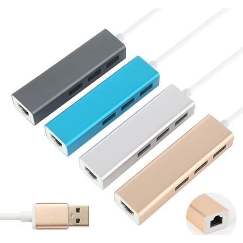 USB 3.0 Gigabit Ethernet Adapter With 3 Port Hub to RJ45 Lan Network Port Card For Windows XP 7 8/Mac OS Adapter Ether USB QJY99
