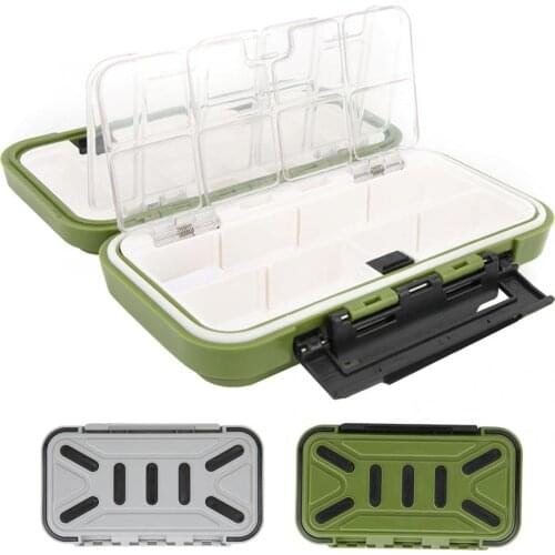 Waterproof Fishing Tackle Box ABS Fish Bait Storage Case Carp Fish Hook Rope Container For Winter Fishing Tools Accessories