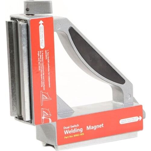 WM2-90S Dual Switch 90°Square Magnet Squares/On/Off Strong Magnetic Holder Clamp