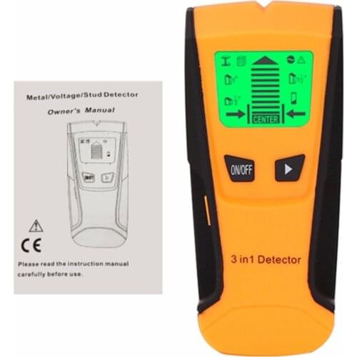 210 Wall Stud Beam Column Metal Detector Stud Finder Wall Metal Detector Live AC Wire Scanner Wood Checker LED Display Meter