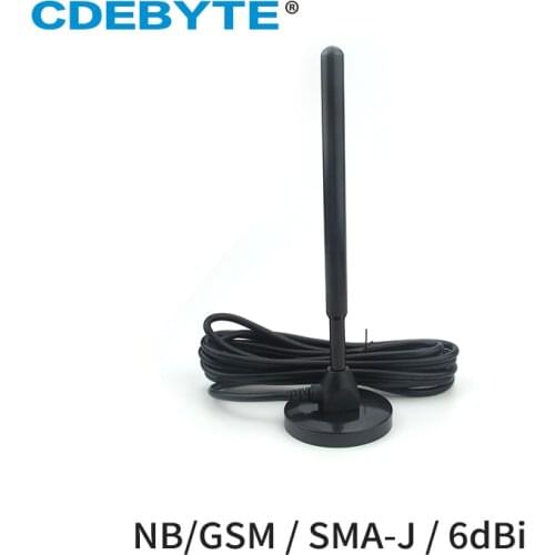 4G/LTE NB/GSM/3G Vertical 6.0dBi High Gain Copper Rod Sucker Antenna Resistance CDEBYTE TXGN-TB-300 SMA-J Interface for Module