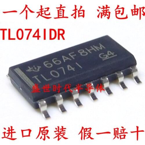5/PCS NEW Brand New Original Tl074idr Tl074i Patch Sop-14 Four Operational Amplifier Industrial Grade