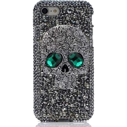 Bling NEW Phone Case For VIVO Y20 Y30 Y50 Y70S Y12S Y51S Y5S Z5i IQOO 3 U1 X U3 S7 S6 S5 X27 V20 Pro Glitter Skull Funda Women