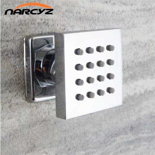 Brasspressurized shower head Cold and hot shower single function round shower square round copper wall sprinkler PT1001