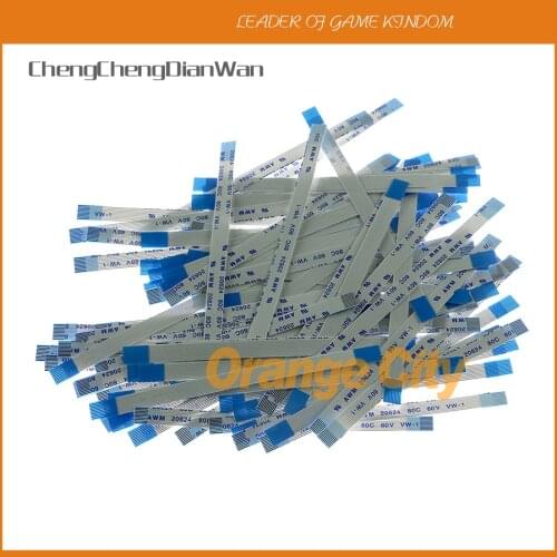 ChengChengDianWan 5pcs/lot 10pins 90mm Repair Parts Power Switch Ribbon Flex Cable For PS3 Slim 2500 10P 0.5 90 A