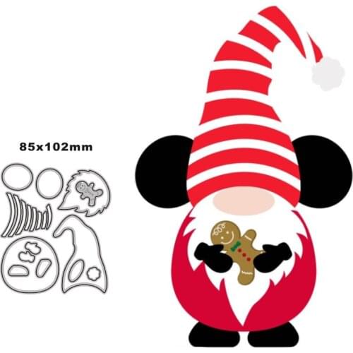 Santa Claus New Metal Cutting Dies for DIY Scrapbooking Album Decorative Embossing Handmade Paper Cards Gift