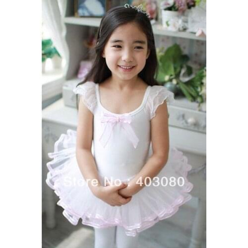 South Korea 4-7 years kid ballet skirt,kids tutu dance dress,girls dancing dress,baby Dance and leisure