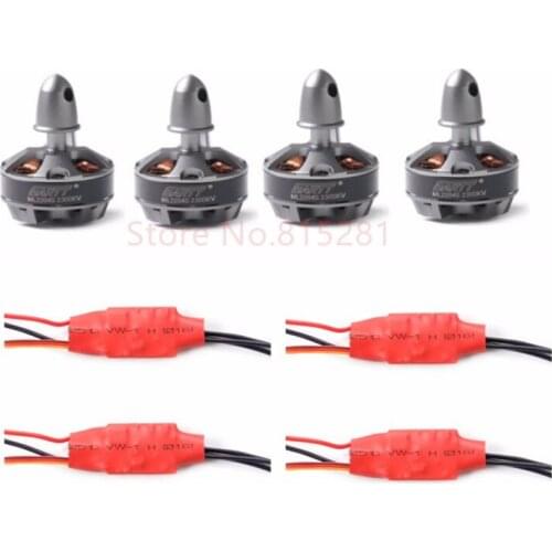 Gartt 2CW 2CCW ML 2204 S 2300KV Brushless Motor & 4 PCS Simon series 12A Brushless ESC for QAV FPV 210 250 300 Quadcopter Drone