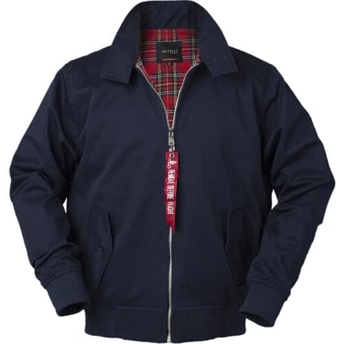 Cotton/polyester euroupean size spring autumn outdoor fashion solid varsity bomber jacket men work jacket