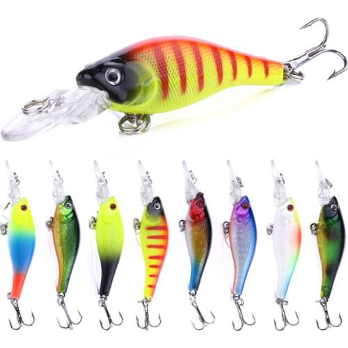 Minnow floating fishing lure 63mm 4g professional Swimming crank bait artificial carp Pike fishing tackle pesca wobbler
