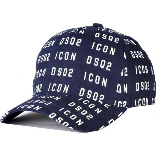 Summer Cap New DSQ2 Letter ICON 100% cotton Men Baseball Cap Women Hat Dad Hat Casual Cap Hip Hop Cap Snapback Caps Bone Dad Hat