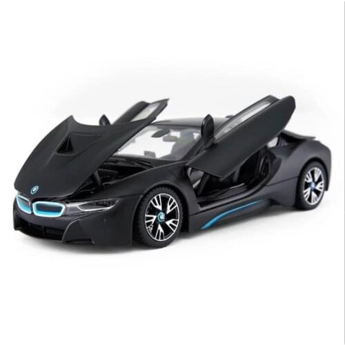 1:24 I8 alloy car model Diecasts & Toy Vehicles Collect gifts Non-remote control type transport toy