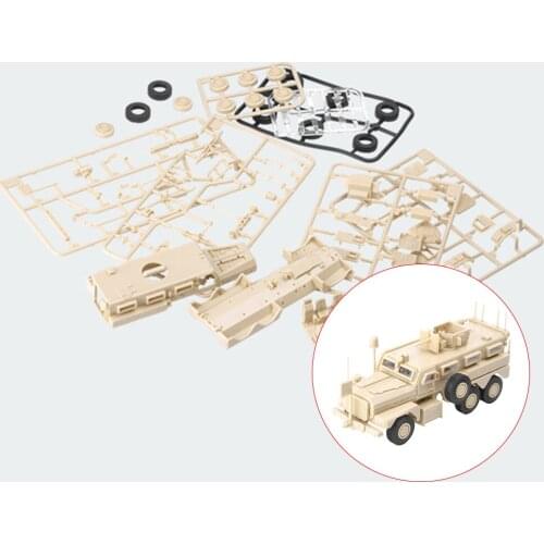 1:72 Scale Commemorative Decorative Plastic Toy Car Armored Vehicle Model for Children Boys And Toddler Adult Desert Camouflage