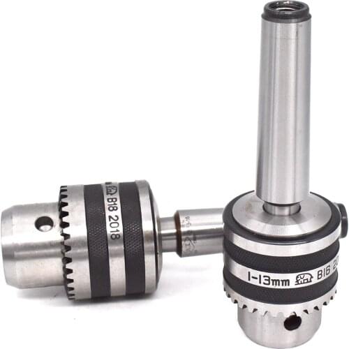 1SET MT1 MT2 MT3 Shank Drill Chuck B16 B18 1-13mm 1-16mm Heavy Duty Taper Arbor Milling Tool lathe chuck